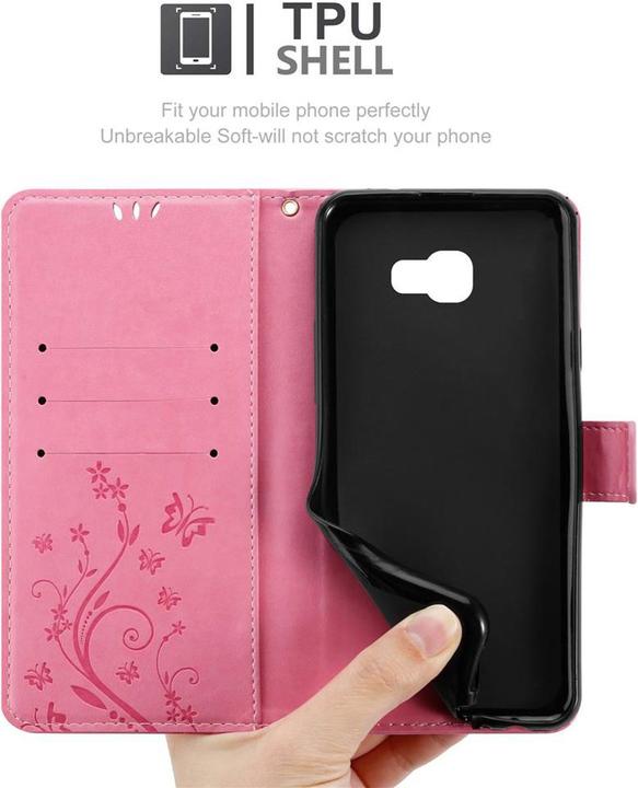 Productafbeelding Cadorabo Bloemen Boekomslag (Samsung Galaxy J4+)