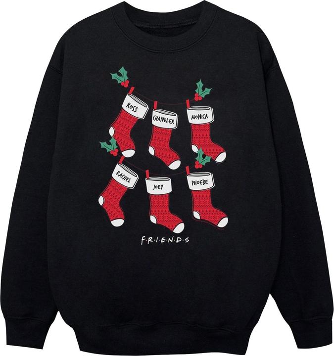 Actual product image Friends Girls Christmas Stockings Sweatshirt (152, 158)