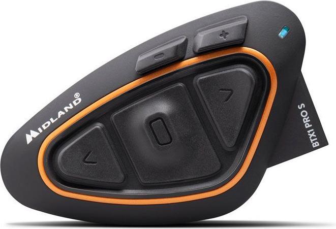 Immagine prodotto Albrecht Midland BTX1 Pro S Cuffia BT per caschi da moto, dispositivo singolo (Set di 1)