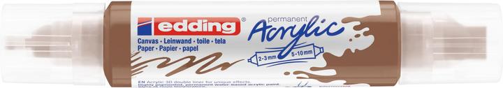 Immagine prodotto Edding Marcatore acrilico 5400 Double Liner (Nocciola, 10 mm, 1 x)