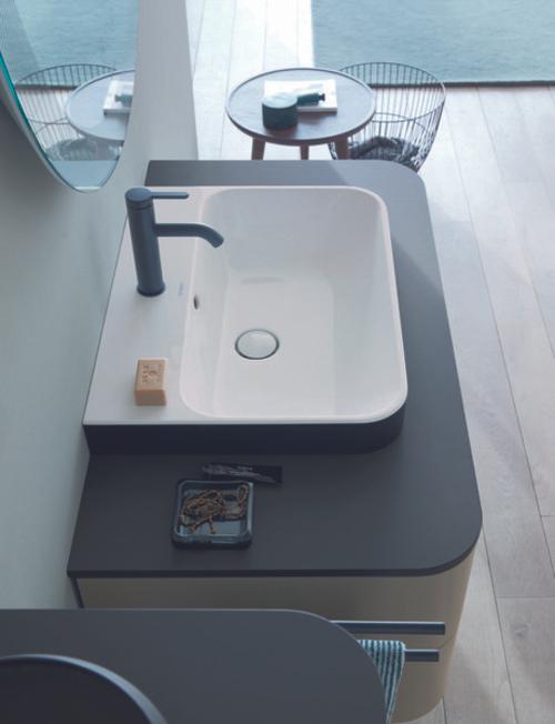 Image du produit Duravit Happy D.2 Plus Meuble sous-lavabo pour console murale, 1300x550 mm, 2 tiroirs, pour vasques