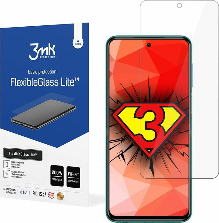 Image du produit 3MK Film d'affichage FlexibleGlass Lite (1 pièce(s), Xiaomi Redmi Note 9S)