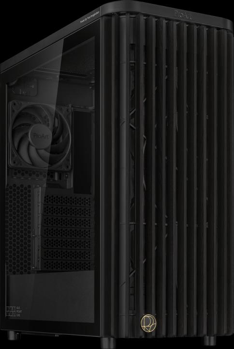 Actual product image ASUS Case PROART PA401 WOOD TG PWM BLACK (ATX)