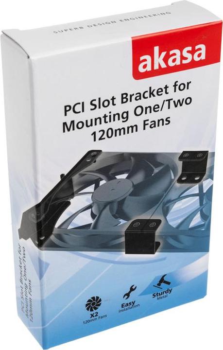 Immagine prodotto Akasa Sistema di montaggio degli slot PCI per i ventilatori