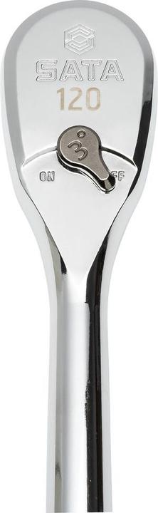 Actual product image SATA 120XP Reversible ratchet set 1/4", 3/8" & 1/2", 3-piece, 120 (1/2", 3/8", 1/4")