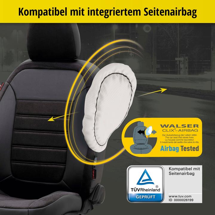 Produktbild Walser Sitzbezug für Skoda Superb III Kombi (3V5) 03/2015-Heute, 2 Einzelsitzbezüge