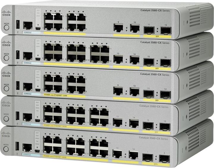 Actual product image Cisco Catalyst 3560-CX (12 Ports)