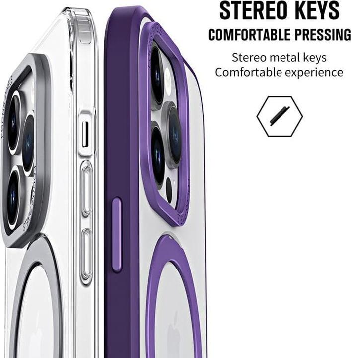 Produktbild RPD iPhone 13 pro max - Magsafe Stand Etui silber (Apple iPhone 13 Pro Max)