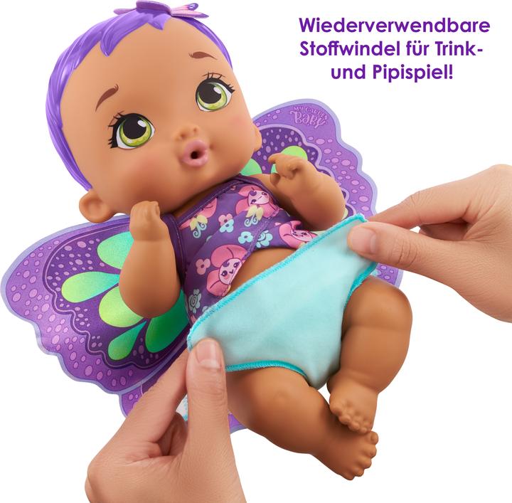 Image du produit My Garden Baby Poupée bébé papillon - Papillon violet