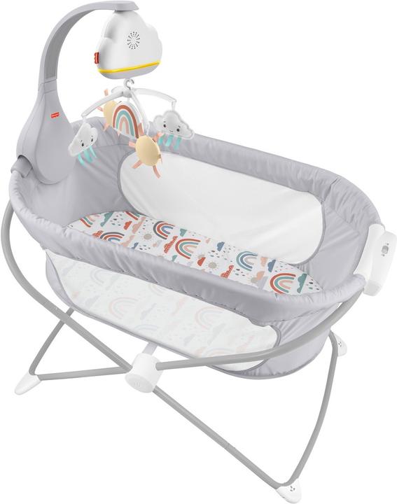 Productafbeelding Fisher-Price Mobiel en muziekdoos voor babybedje Regenboog
