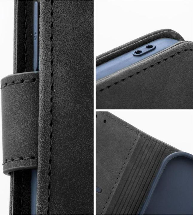 Image du produit Forcell Back panel cover OEM TENDER Book Case for SAMSUNG A12 / M12 black (Oppo A12, Samsung Galaxy M12)