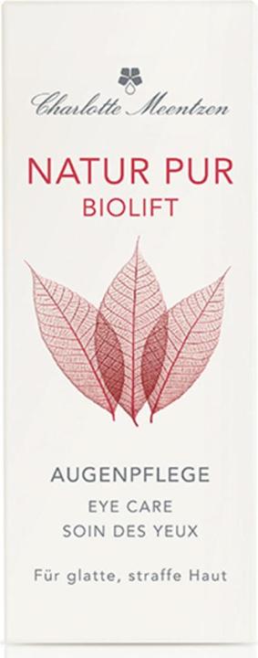 Image du produit Charlotte Meentzen Natur Pur BIOLIFT Augenpflege (Crème, 15 ml, Jour + nuit)