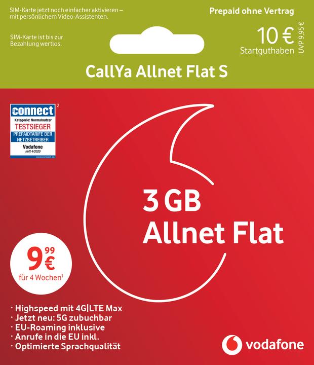 Produktbild Vodafone CallYa Smartphone Special Triple New