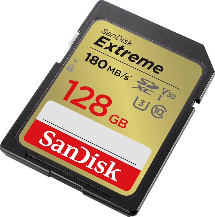 SanDisk Extreme (128 GB, SDXC, U3, UHS-I)