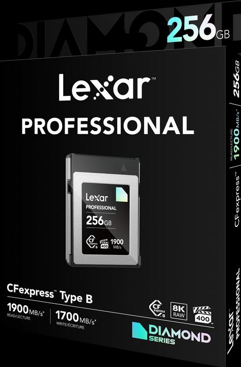 Actual product image Lexar Professional Diamond Series (256 GB, CFexpress type B)