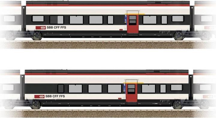 Trix H0 23283 H0 Supplementary set 3 for SBB Giruno J(A4) 1st class and K(A3) 1st class (Track VI)