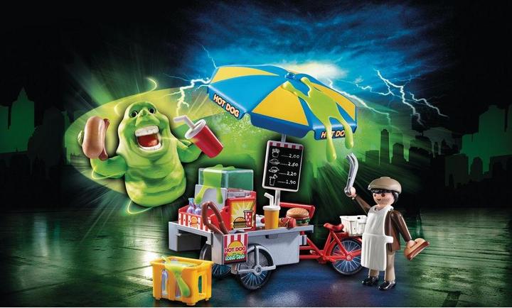 Produktbild Playmobil Slimer mit Hot Dog Stand (9222, Playmobil Ghostbusters)