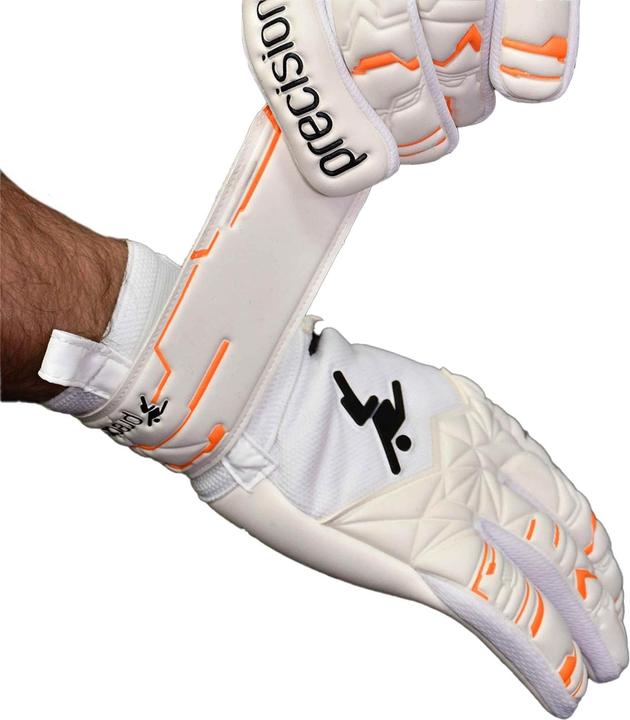 Actual product image Precision Childrens/Kids Fusion X Pro Negative Contact Duo Grip Goalkeeper Gloves (6)