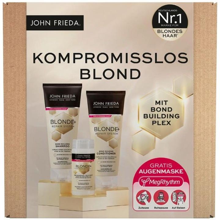 Immagine prodotto John Frieda Sistema di riparazione Blonde+ - Set Blonde+ (600 ml, Shampoo liquido)
