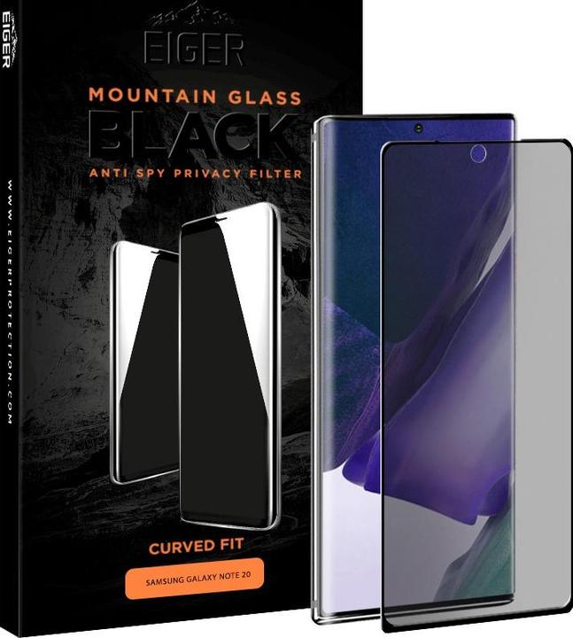 Image du produit Eiger Mountain Glass Black Edge (1 pièce(s), Samsung Galaxy Note 20)