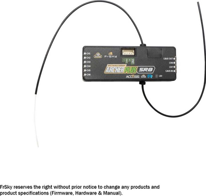 Produktbild FrSky Empfänger Archer Plus SR8 2,4Ghz