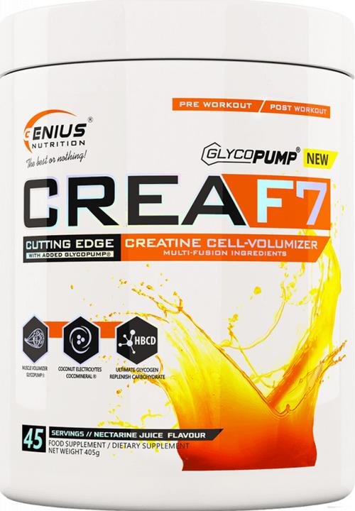 Immagine prodotto Genius Nutrition CreaF7 (Succo di nettarina, 405 g)