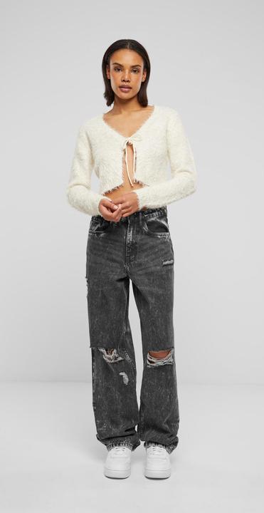 Image du produit Urban Classics Ladies Tied Cropped Feather Cardigan - 117653 (4XL)