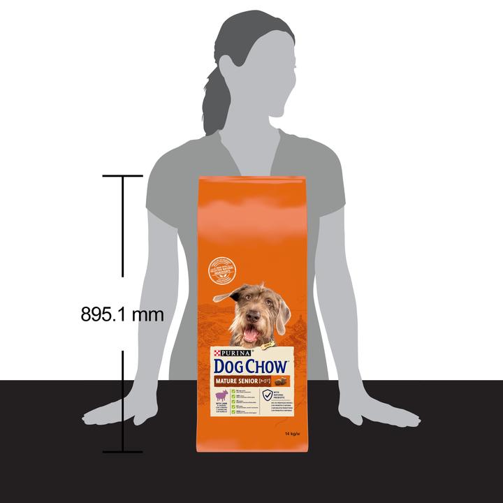 Actual product image Purina Dog Chow Mature Senior su ėriena - dry dog food - 14 kg (Senior, 1 pcs., 14000 g)