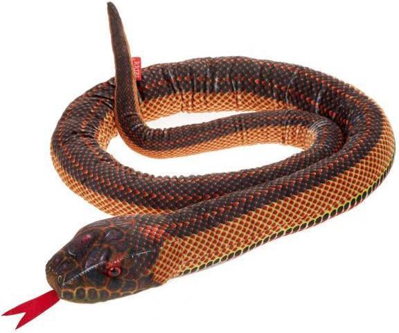Actual product image Beppe Snake talisman, brown 180 cm