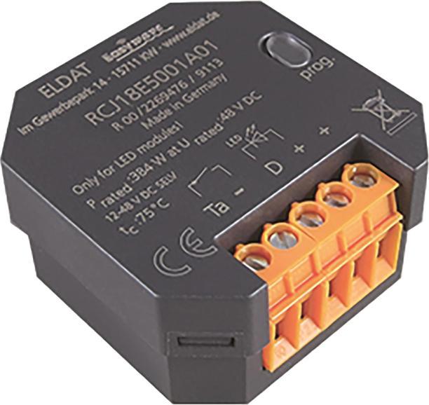 Image du produit Eldat UP-Dimmer p.LED RCJ18E5001A01-23K Stripes Easywave 868MHz 1-canal 12-48V