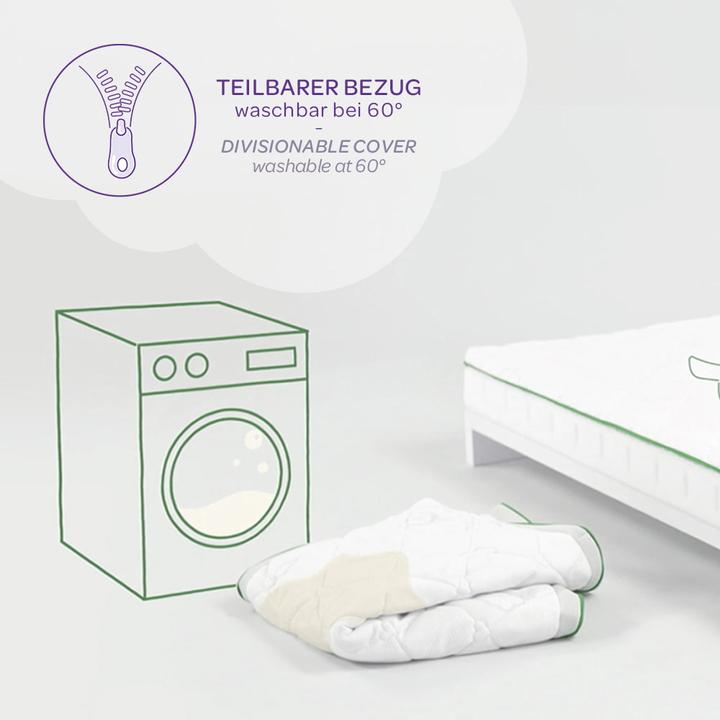 Immagine prodotto Träumeland Materasso per letto per bambini e ragazzi Octasmart XL (140 x 200 cm)