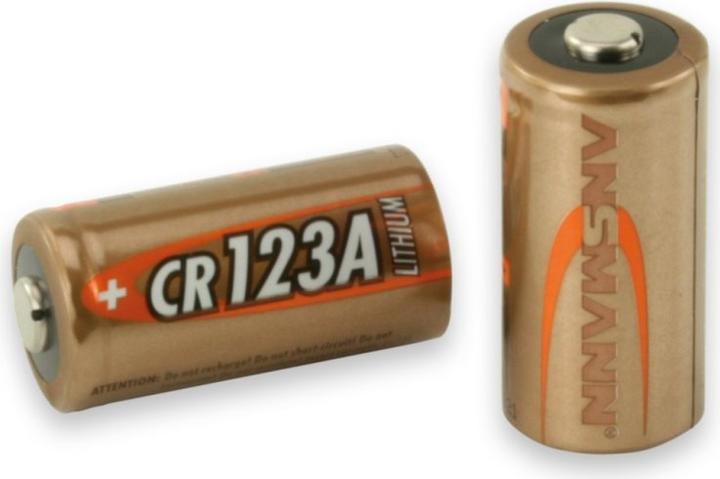 Actual product image Ansmann Photo battery CR-123A Lithium C (6 pcs., CR123A, 1375 mAh)