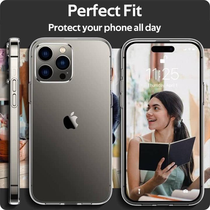 Immagine prodotto X-Level iPhone 14 Pro - Antislip Clear Case, Transparent (Apple iPhone 14 Pro)
