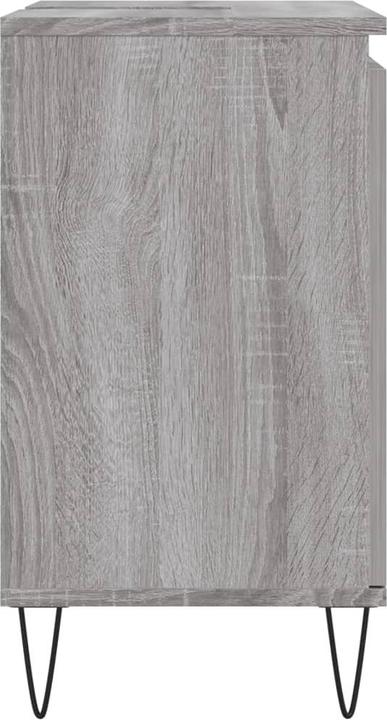 Image du produit VidaXL Badschrank Grau Sonoma 58x33x60 cm Holzwerkstoff, Farbe (58 x 33 x 60 cm)