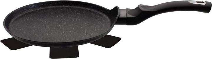 Actual product image BerlingerHaus GRANITE PAN FOR PANCAKES 25cm Black Silver BH-1849 (25 cm, Pan set + pot set, Aluminium)