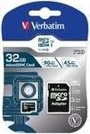 Produktbild Verbatim Pro (32 GB, microSDHC, U3, UHS-I)