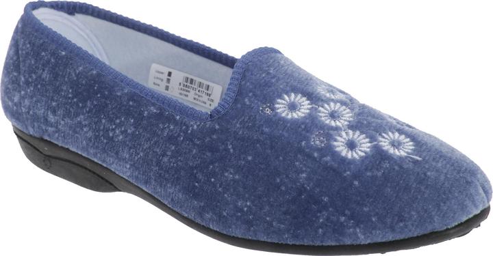 Produktbild Zedzzz Cathy Hausschuhe Pantoffeln mit BlumenStickerei (39)