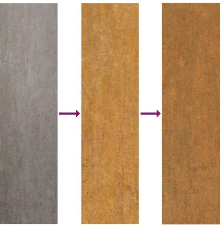 Produktbild VidaXL Pflanzkübel 80x80x40 cm Cortenstahl, Farbe: Rostig