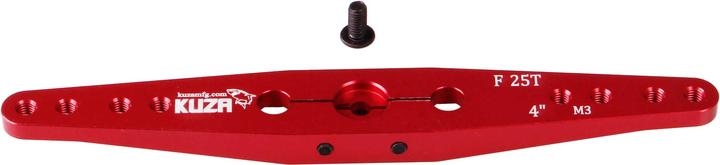 Produktbild Kuza Servohebel 2-Arm Futaba 25T 100/88/72/ 60mm 4" M3 Heavy Duty V2 Aluminium