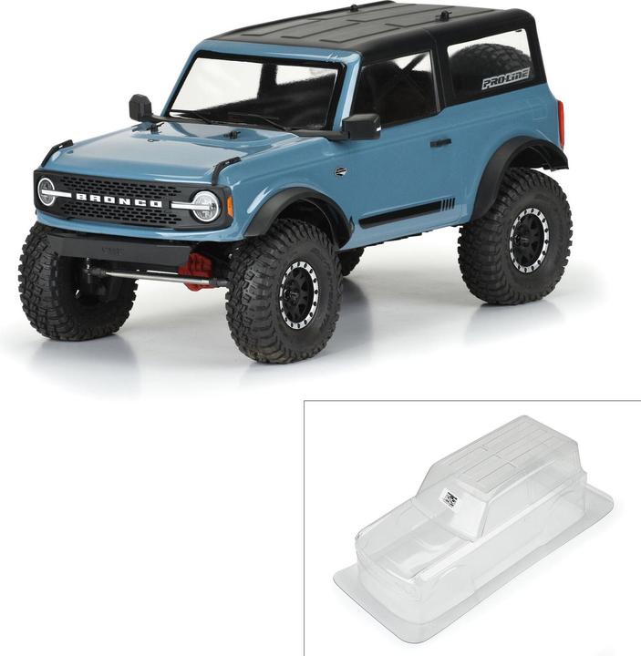 Produktbild Proline Karosserie Ford Bronco 2021 2-Door unlackiert, 1:10