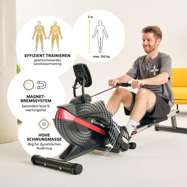 Actual product image Sportplus Rowing machine