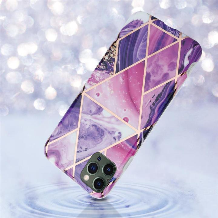Actual product image Cadorabo IMD TPU Colorful Marble Cover (Apple iPhone 12 Pro Max)