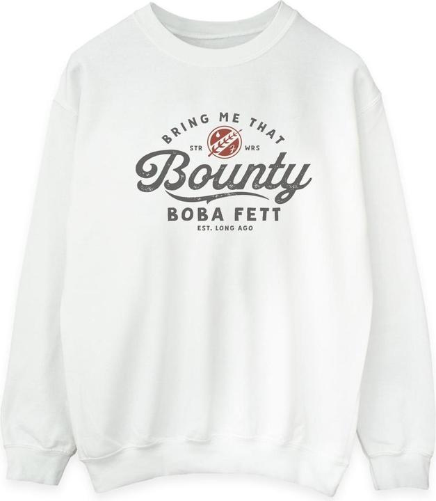 Actual product image Star Wars Mens The Book Of Boba Fett Bring Me That Bounty Sweatshirt (M)