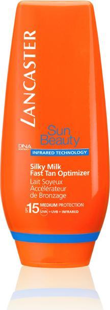 Image du produit Lancaster Sun Beauty - Lait Corporel Optimiseur de Teint Rapide (Crème solaire, SPF 15, 125 ml)