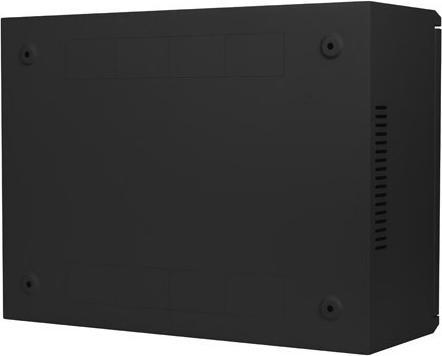Produktbild Lanberg Nástěnná jednodílná skříň 19", 4U+3U/540x200, (dodávané složené), nízkoprofilová, plné dveř (4 HE, 19 Zoll Rack)