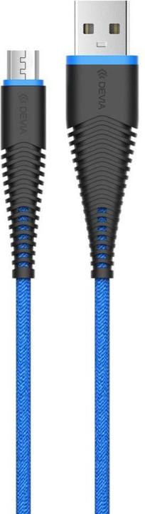 Immagine prodotto Devia Cavo serie Fish 1 per Micro USB (5V 2.4A, 1.5M) blu (1.50 m)