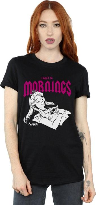 Immagine prodotto Disney Sleeping Beauty Don't Do Mornings Maglietta Ampia Donna (4XL)
