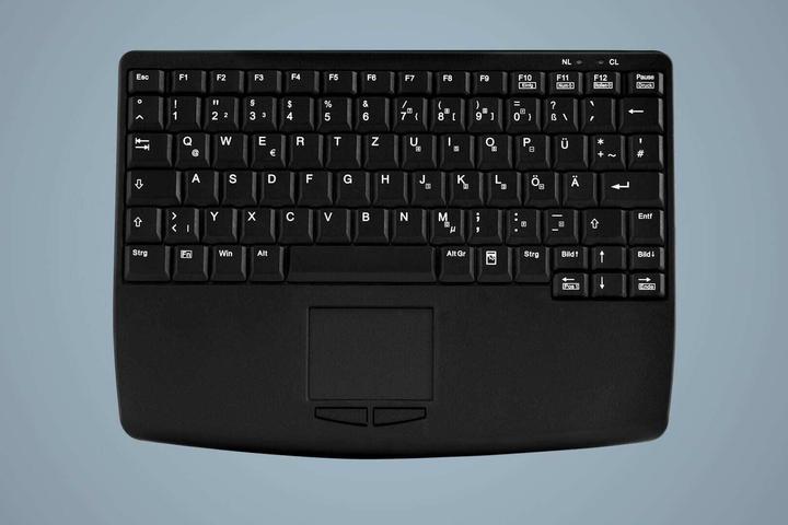Active Key Igiene Tastiera Touchpad stile Notebook completamente sigillata a tenuta stagna USB Nero (DE, Cablato)