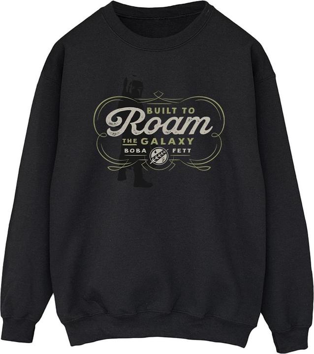 Actual product image Star Wars Mens The Book Of Boba Fett Built To Roam Sweatshirt (XL)
