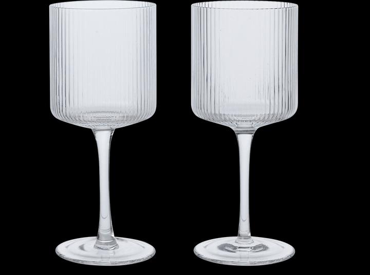 Image du produit Ferm Living Ondulation (26 cl, 2 Verres, Verres à vin blanc)